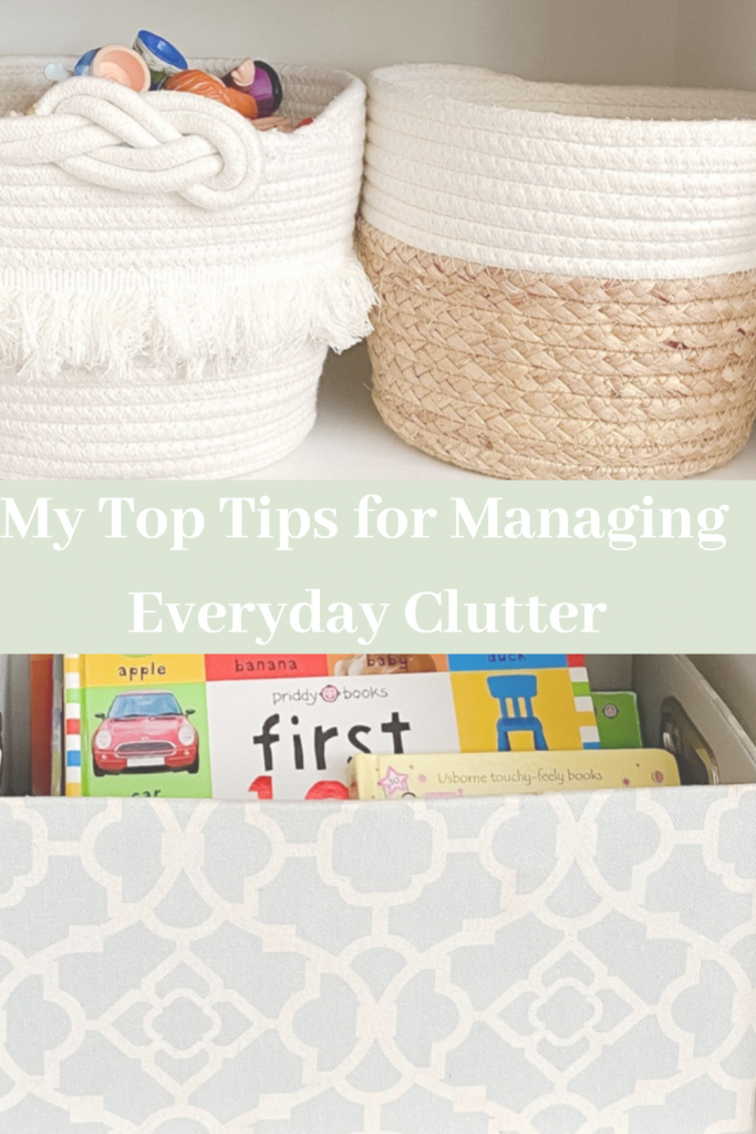 Pinnacle image “My top tips for managing everyday clutter”