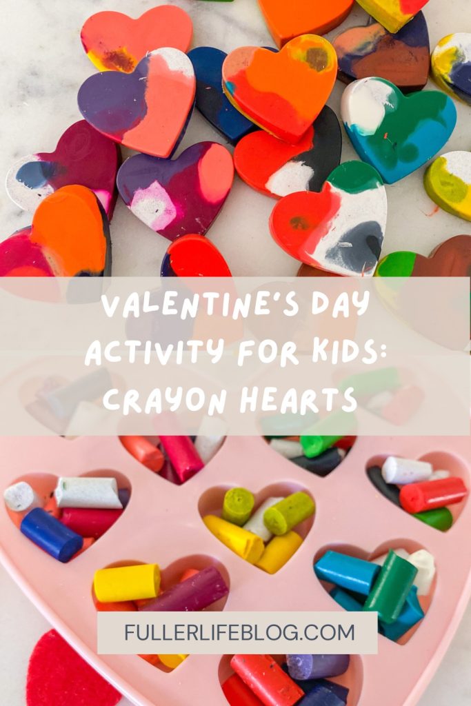 Valentine's Activity For Kids: Crayon Hearts